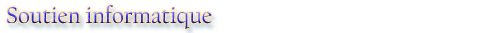 Formation en soutien informatique